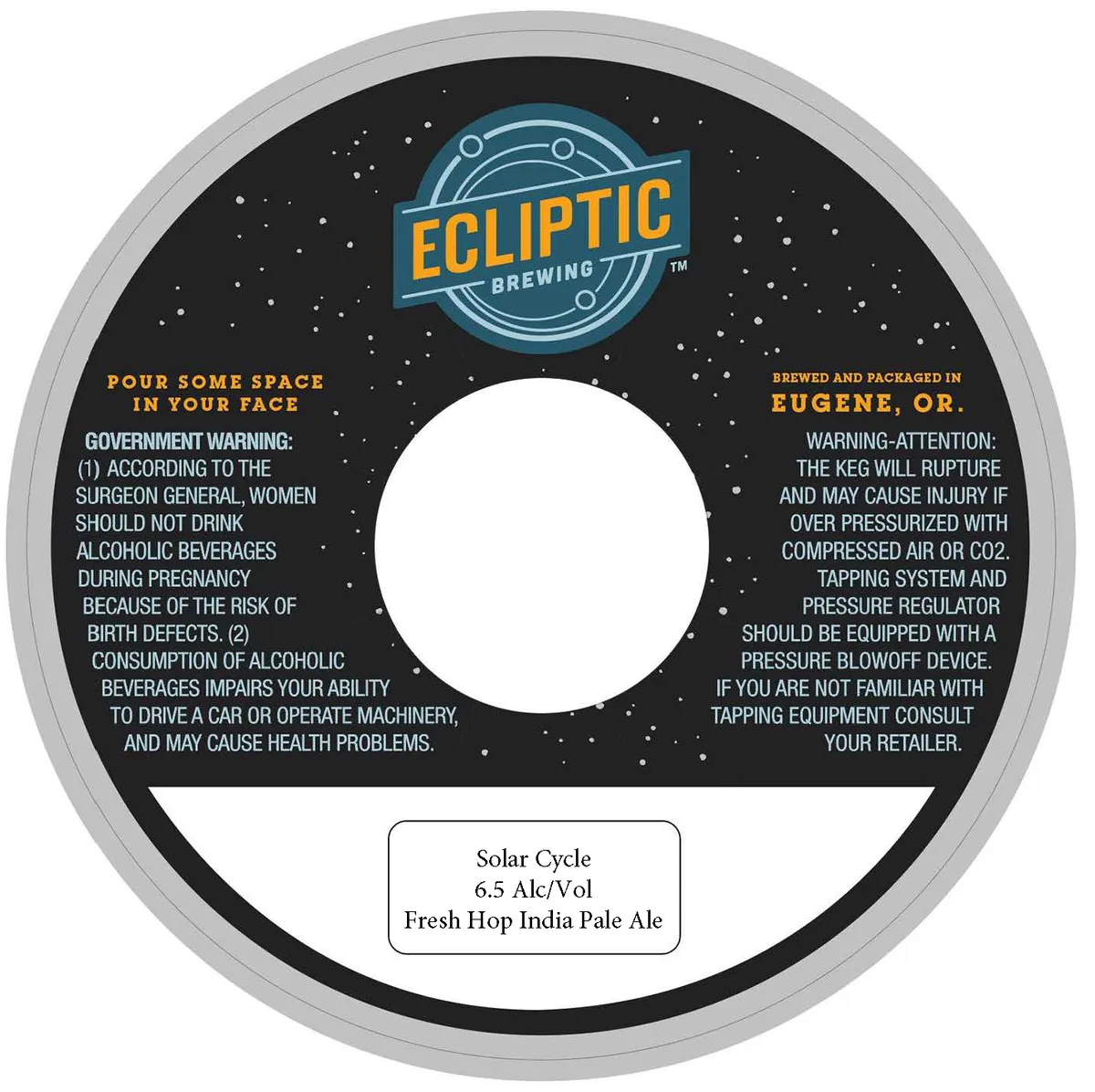 Solar Cycle — full label as filed with TTB