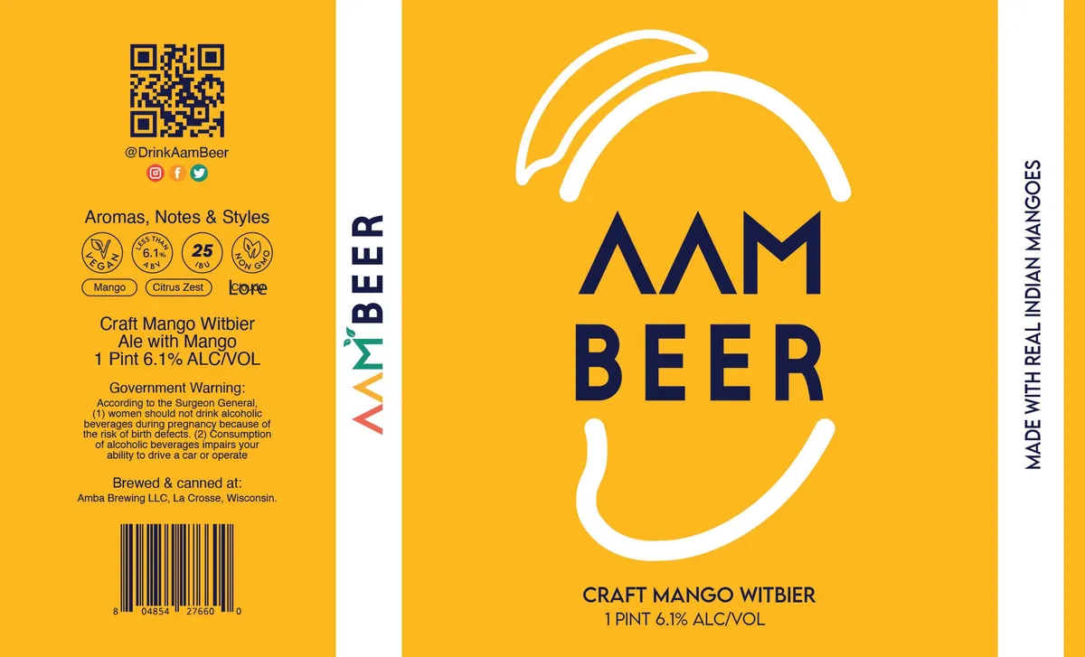 Craft Mango Witbier — full label as filed with TTB