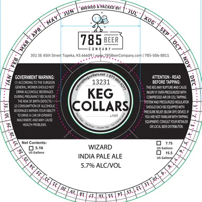 Wizard India Pale Ale label