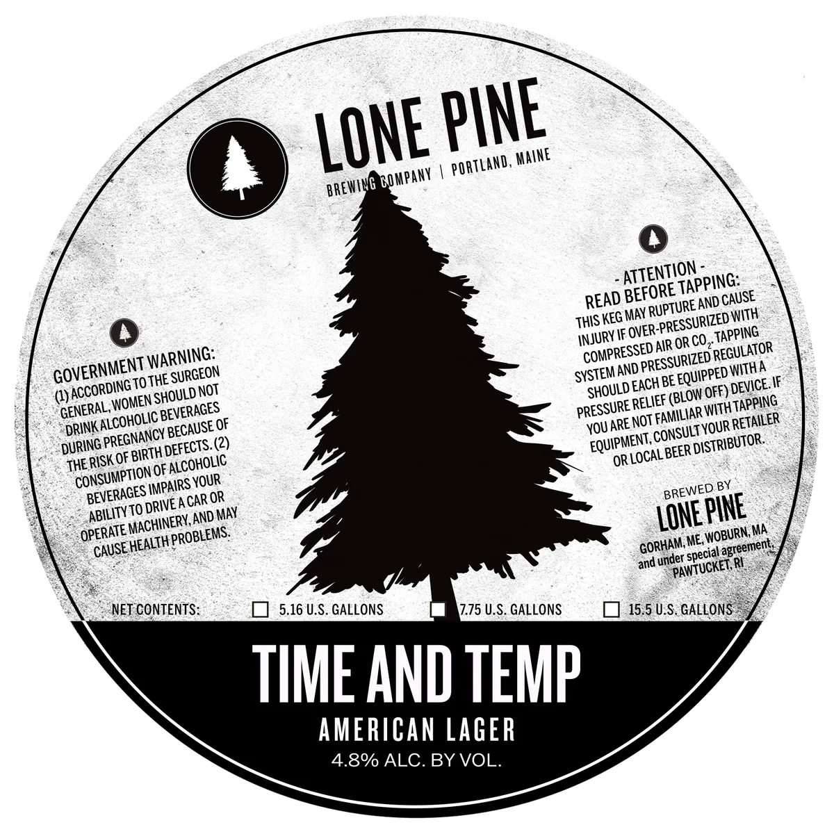 Time and Temp — full label as filed with TTB