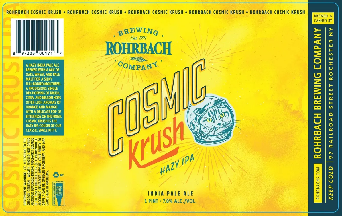 Cosmic Krush — full label as filed with TTB