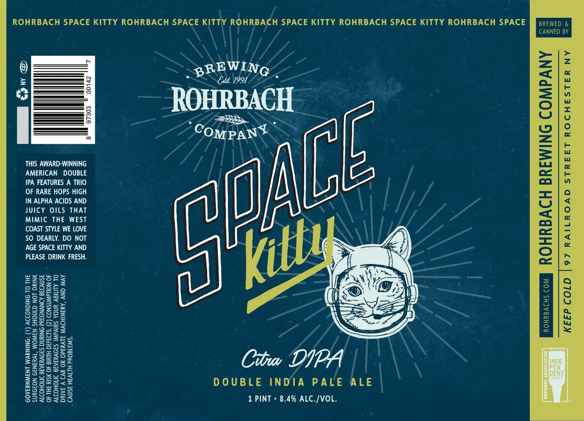 Space Kitty — full label as filed with TTB