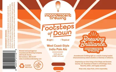 Footsteps of Dawn label