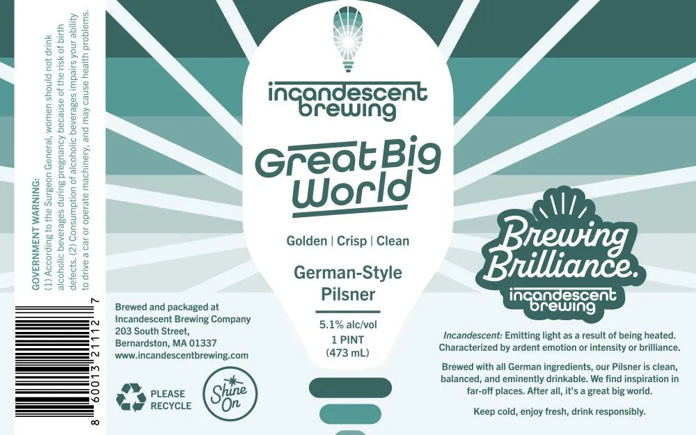 Great Big World — full label as filed with TTB