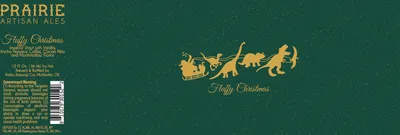 Fluffy Christmas label