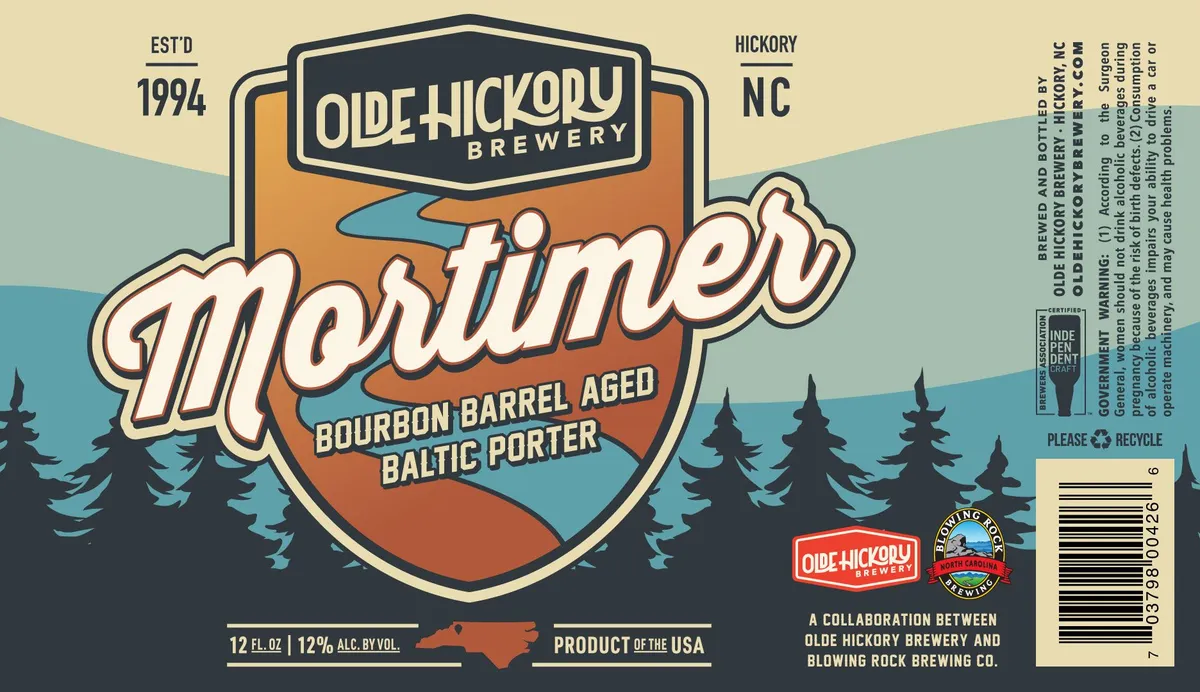 Mortimer — full label as filed with TTB