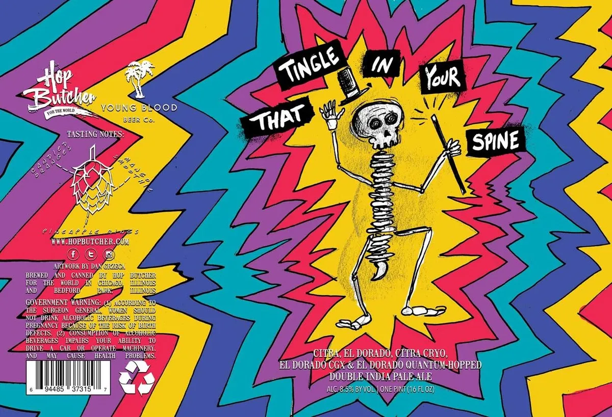 That Tingle In Your Spine — full label as filed with TTB