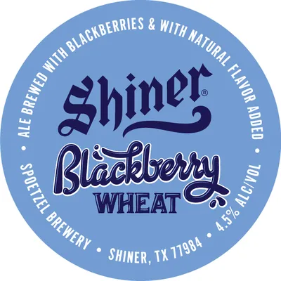 Shiner Blackberry Wheat label