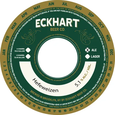 Hefeweizen label