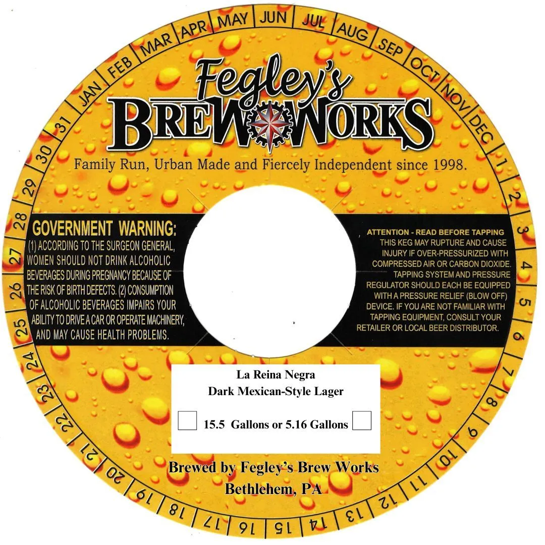 La Reina Negra — full label as filed with TTB