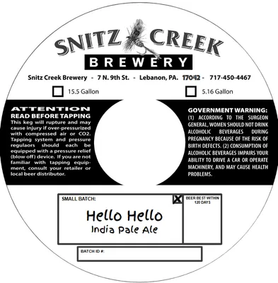 Hello Hello label