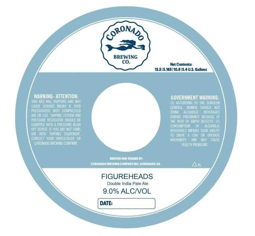 Figureheads — full label as filed with TTB
