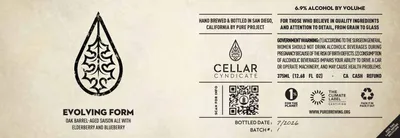 Evolving Form label