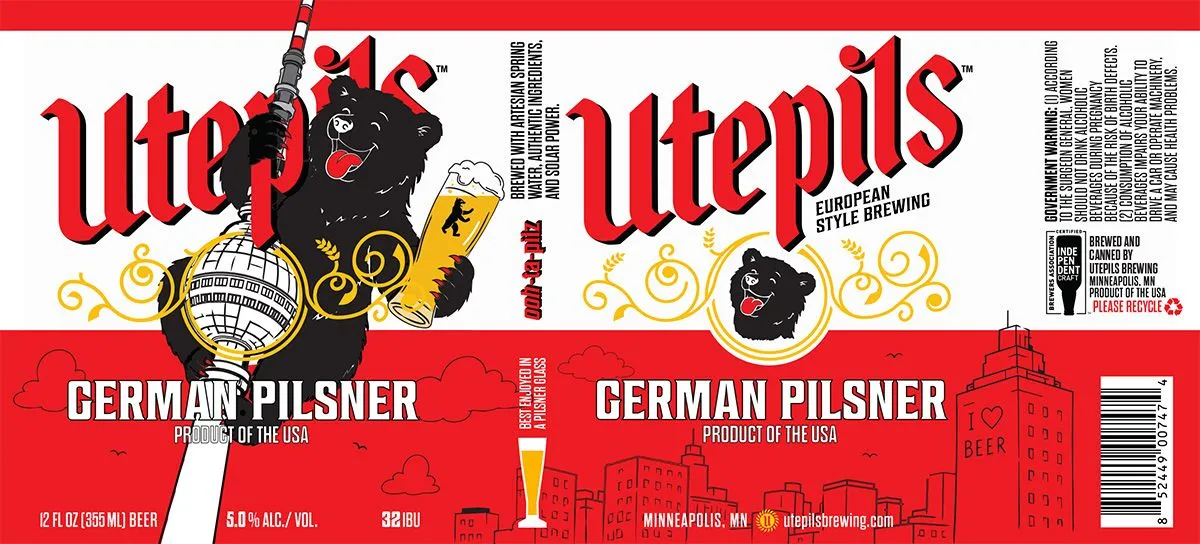 German Pilsner — full label as filed with TTB