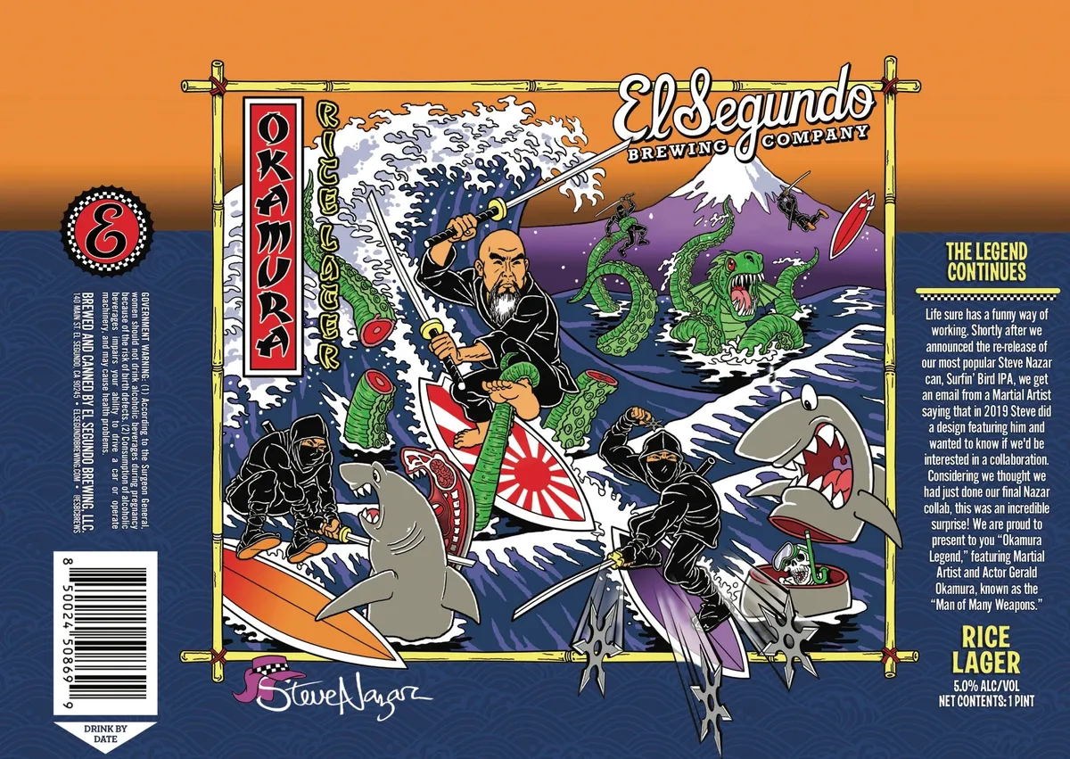 Okamura Legend — full label as filed with TTB