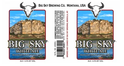 White Ale label