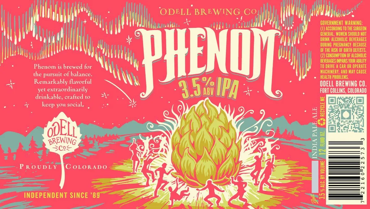 Phenom — full label as filed with TTB