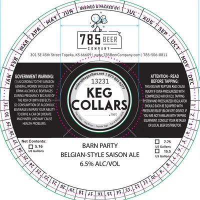 Barn Party label