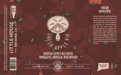 Fresh Apple Pie label