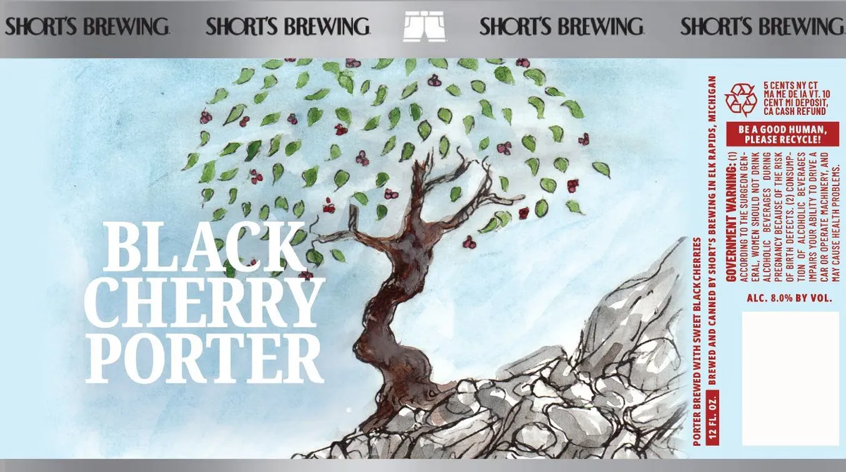 Black Cherry Porter — full label as filed with TTB
