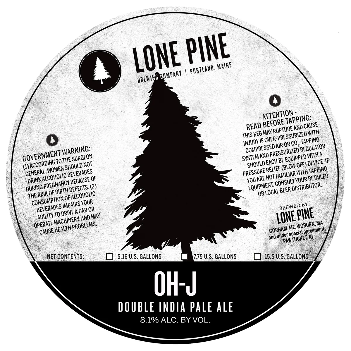 Oh-J — full label as filed with TTB