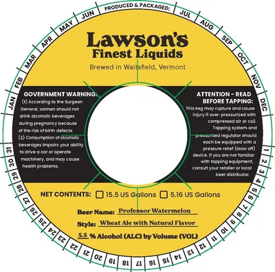 Professor Watermelon label