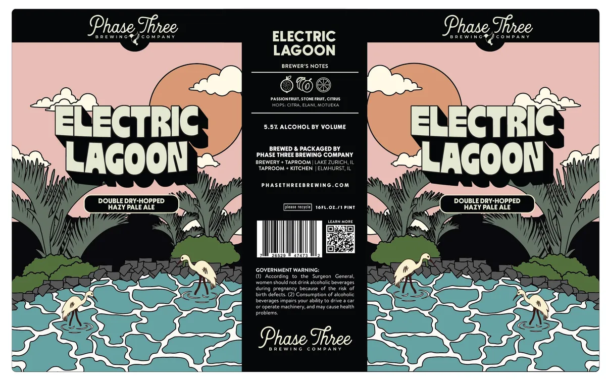 Electric Lagoon — full label as filed with TTB