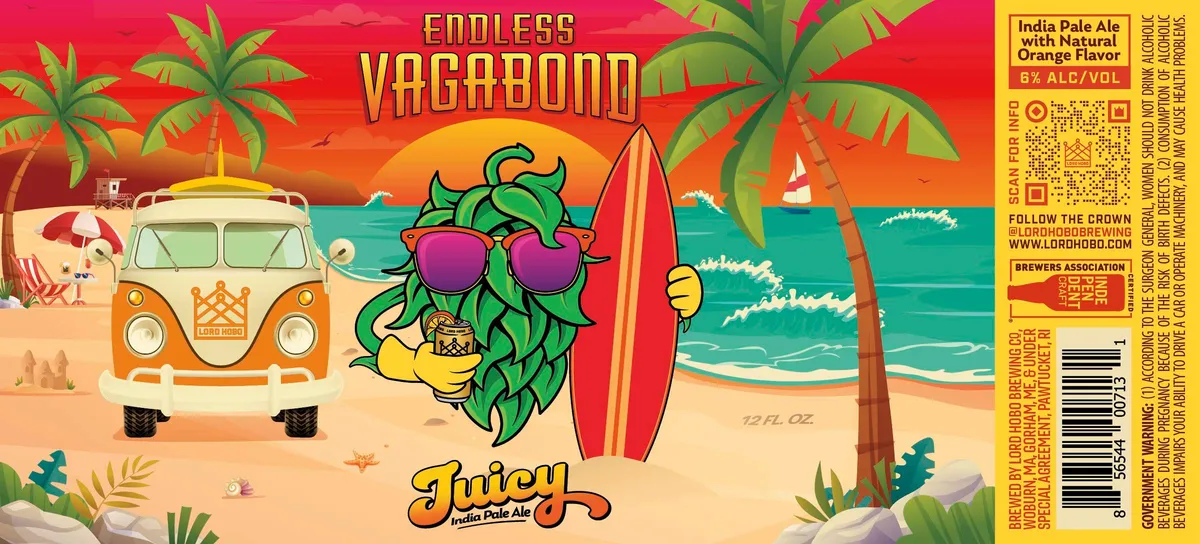 Endless Vagabond — full label as filed with TTB