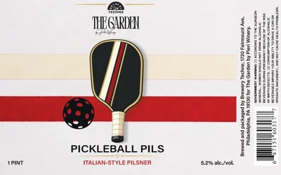 Pickleball Pils label