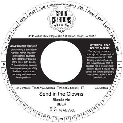 Send in the Clowns label