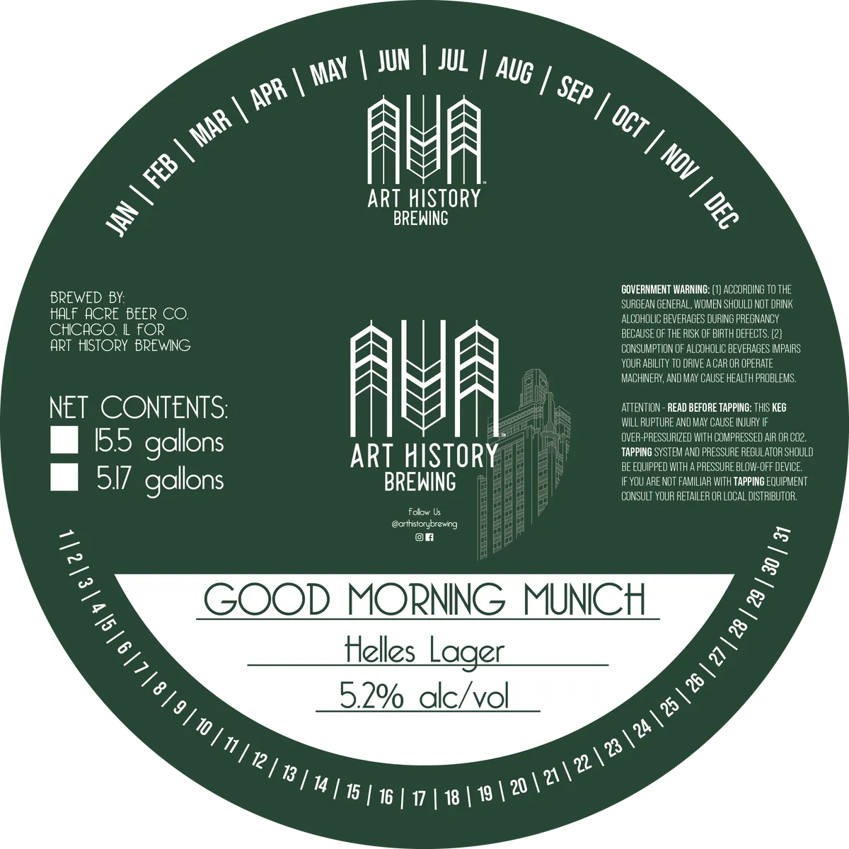 Good Morning Munich — full label as filed with TTB