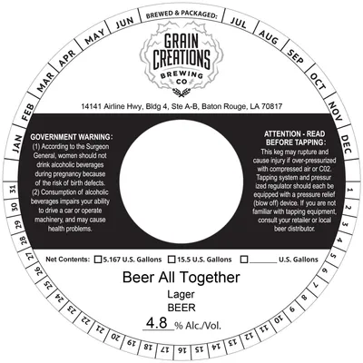Beer All Together label