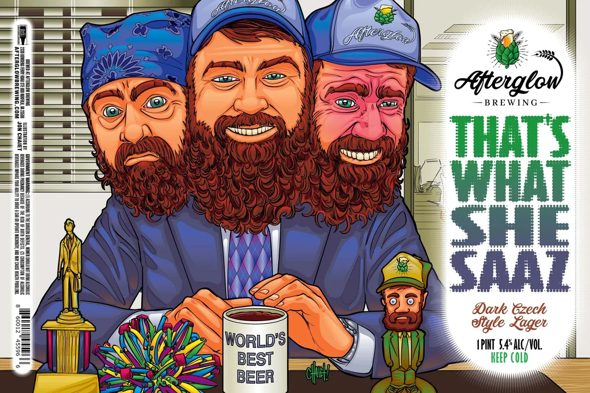 That's What She Saaz — full label as filed with TTB