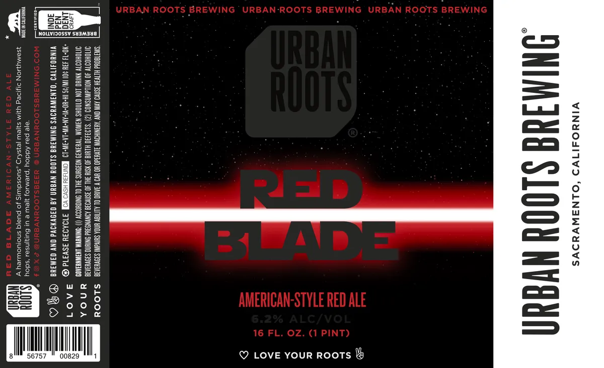 Red Blade — full label as filed with TTB