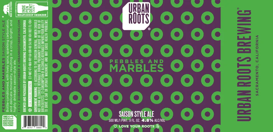 Pebbles and Marbles — full label as filed with TTB
