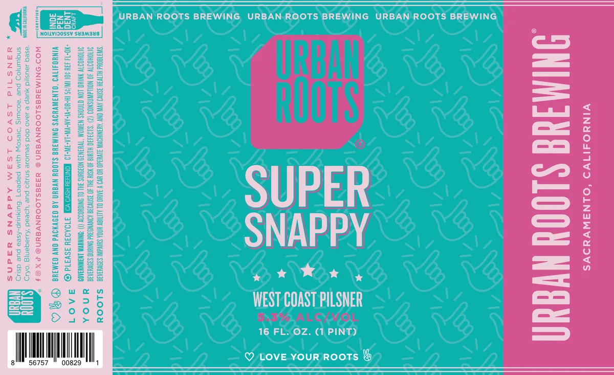 Super Snappy — full label as filed with TTB