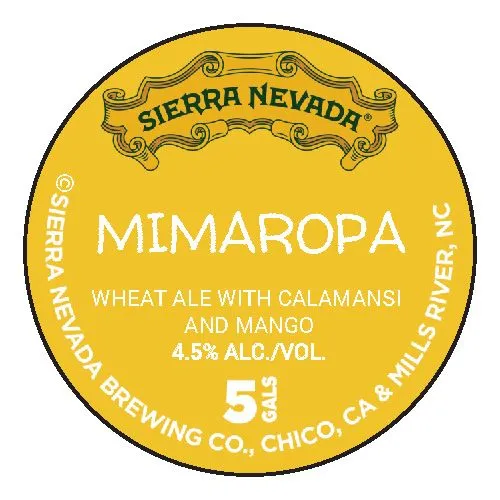 Mimaropa — full label as filed with TTB