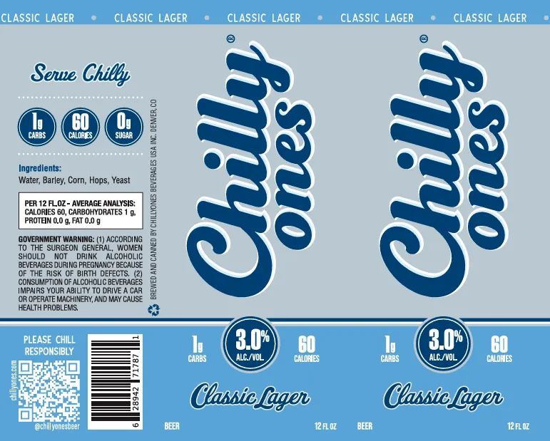Classic Lager — full label as filed with TTB