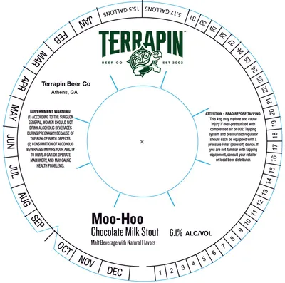 Moo-Hoo Chocolate Milk Stout label