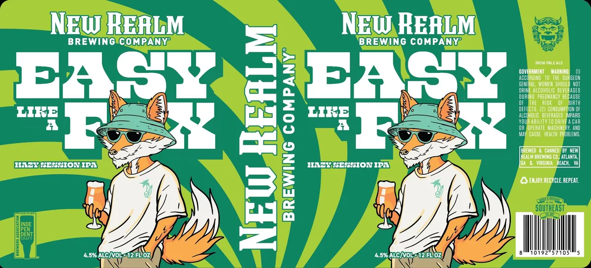 Easy Like A Fox — full label as filed with TTB