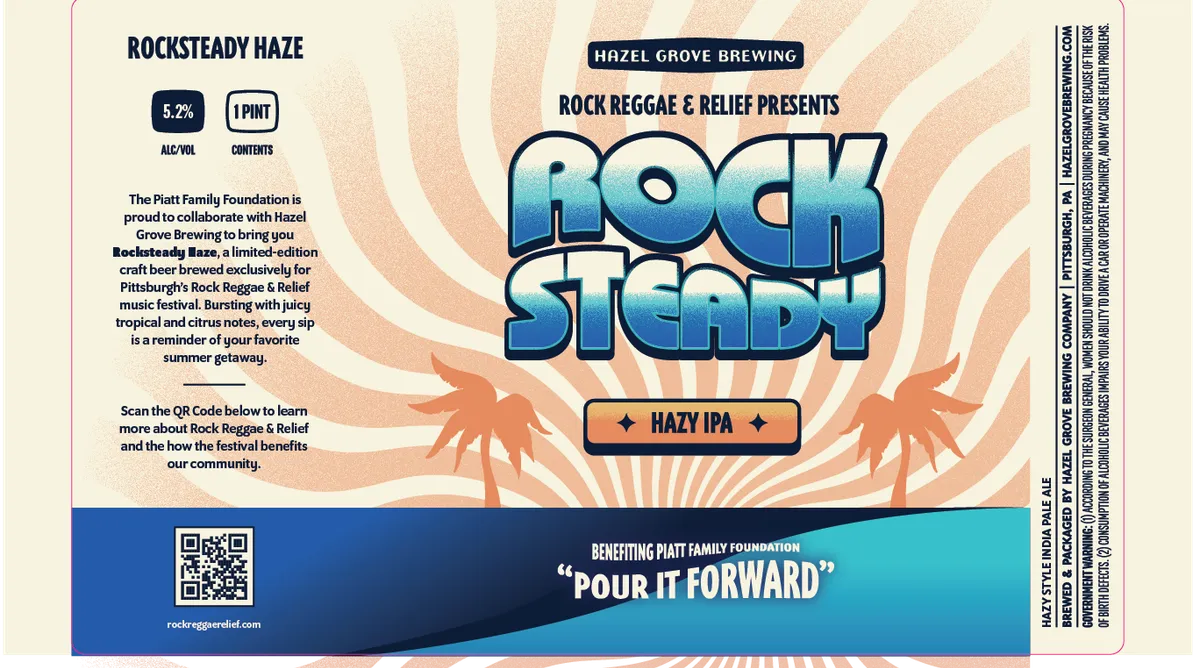 Rocksteady Haze — full label as filed with TTB