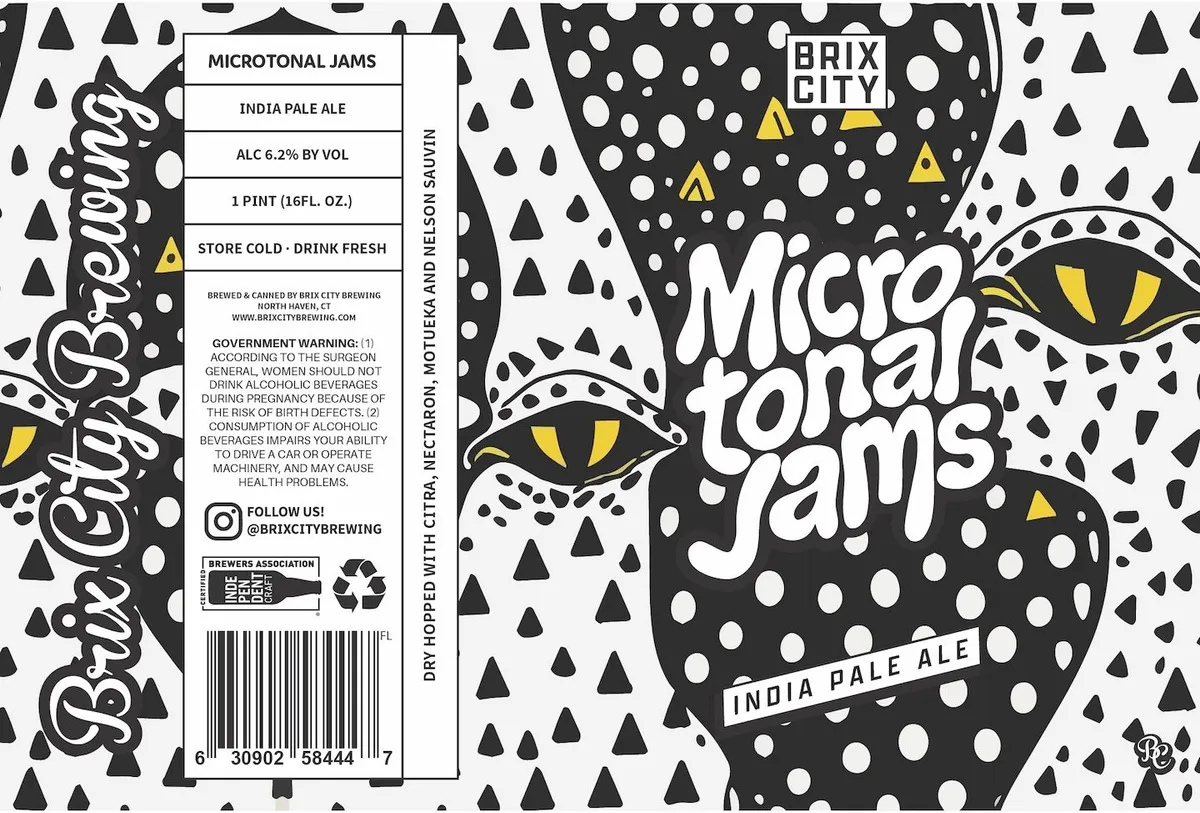 Microtonal Jams — full label as filed with TTB