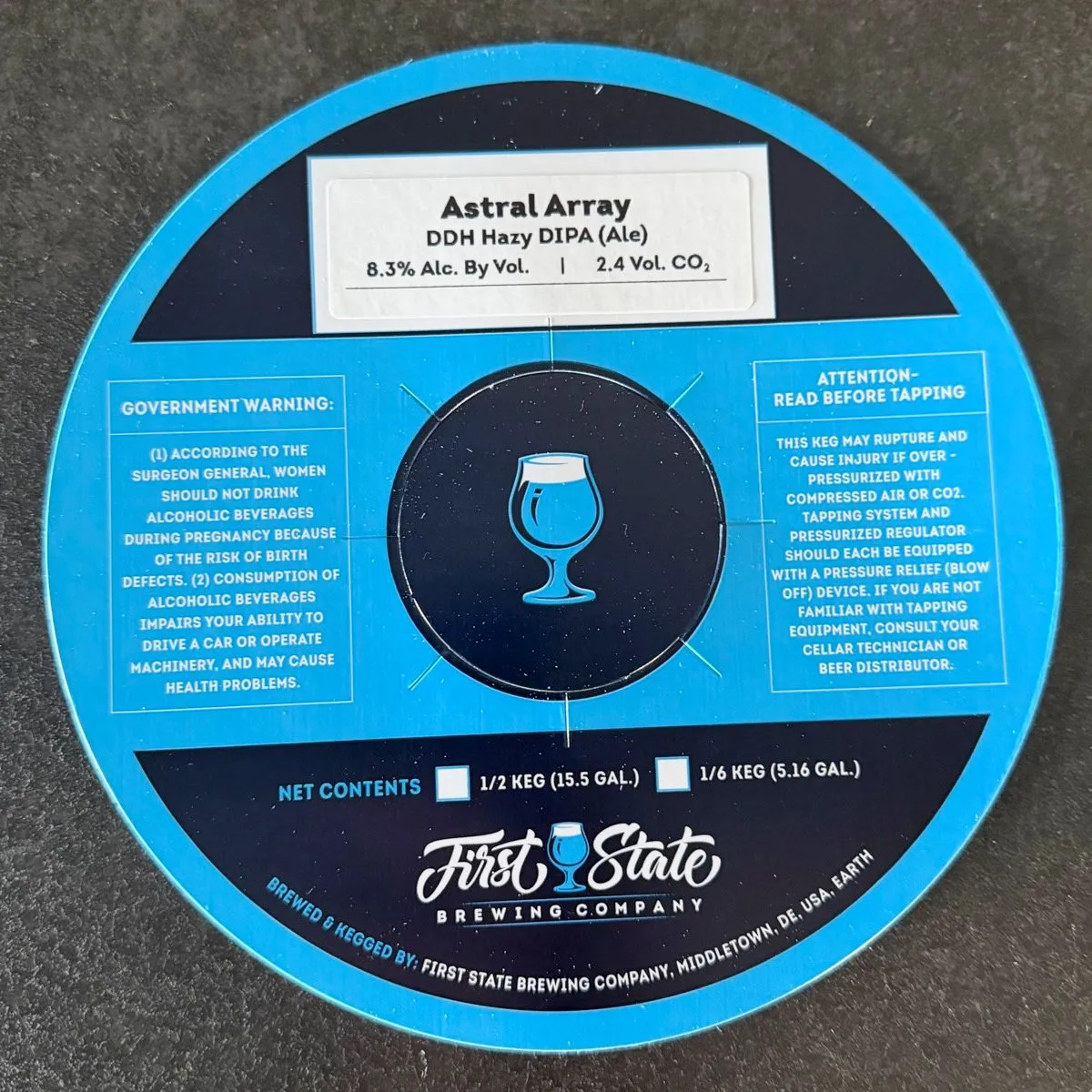 Astral Array label art — FIRST STATE BREWING COMPANY