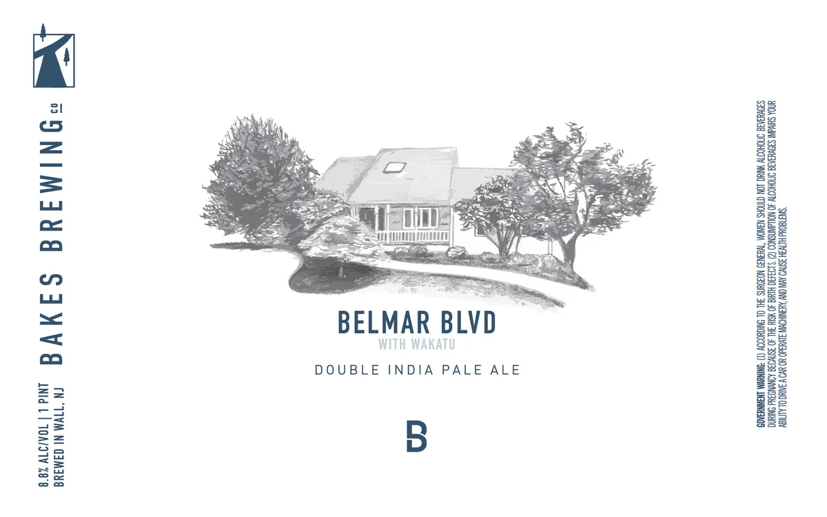 Belmar Blvd With Wakatu — full label as filed with TTB