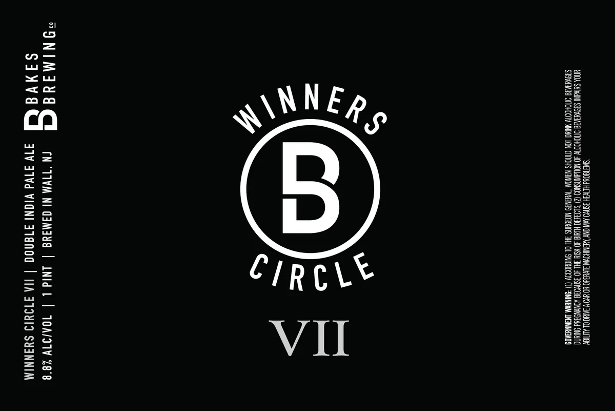 Winners Circle VII — full label as filed with TTB