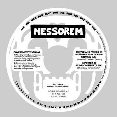 A7Y7 CLAG label