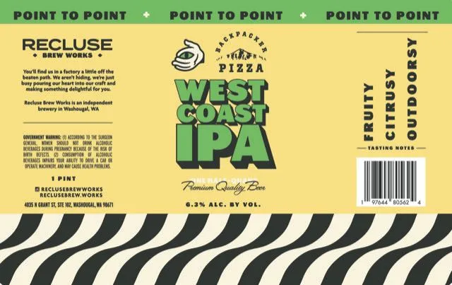 Point to Point — full label as filed with TTB