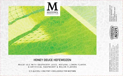 Honey Deuce Hefeweizen label