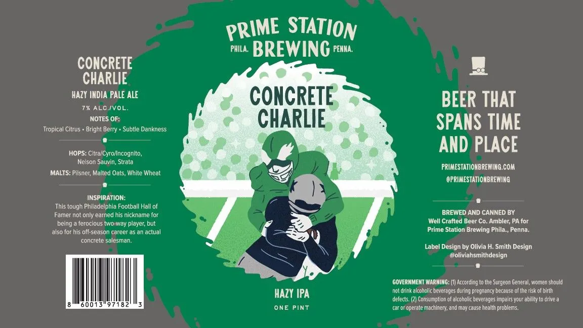 Concrete Charlie — full label as filed with TTB