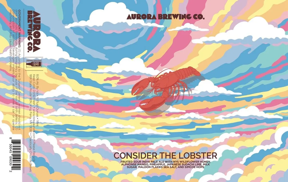 Consider The Lobster — full label as filed with TTB
